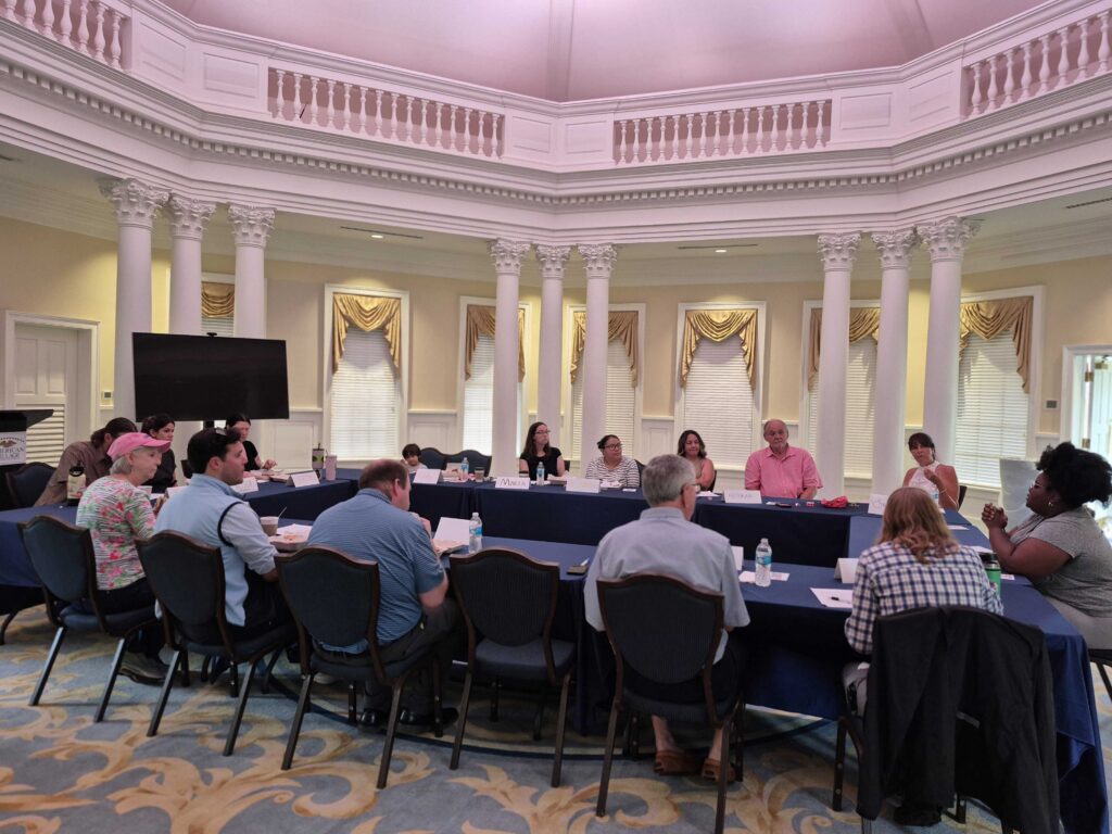 Montevallo, Alabama residents gather in June for "What's Next, Alabama?" — a series of deliberative conversations based on "What's Next, America?"