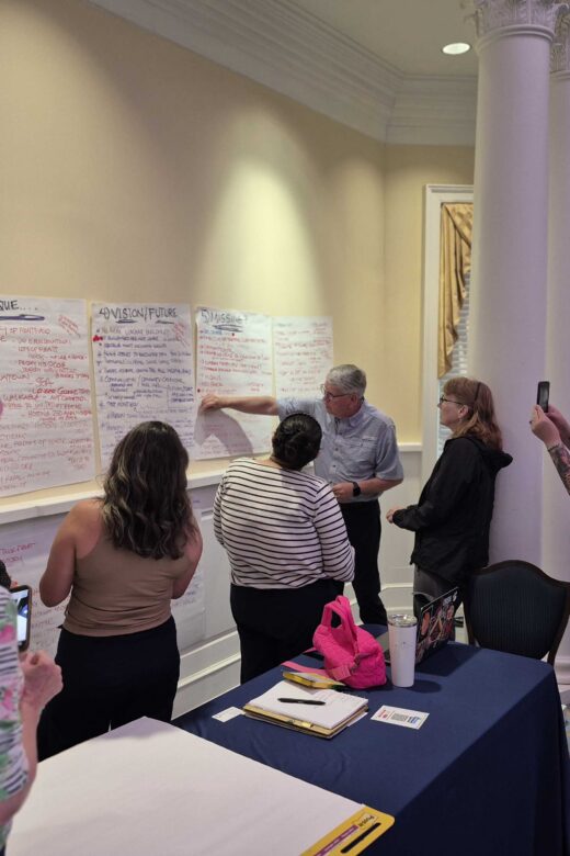 Montevallo, Alabama residents gather in June for "What's Next, Alabama?" — a series of deliberative conversations based on "What's Next, America?"